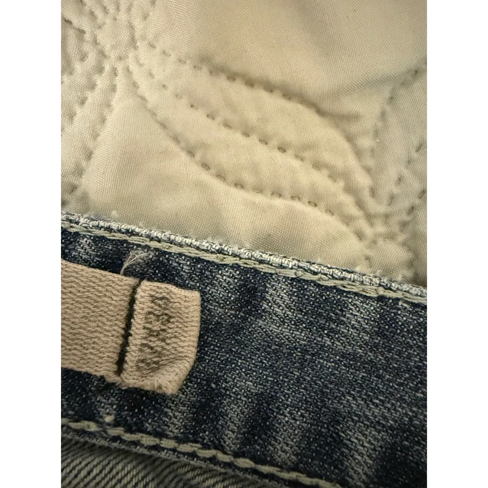 Rock and Roll Denim Mens Pistol Bootcut Jeans Light Wash 32x34 Distressed